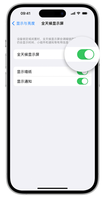 盐城苹果14维修店分享如何自定义 iPhone 14 Pro 常亮显示屏 