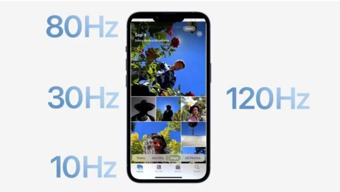 盐城苹果14维修分享iPhone 14有高刷吗 